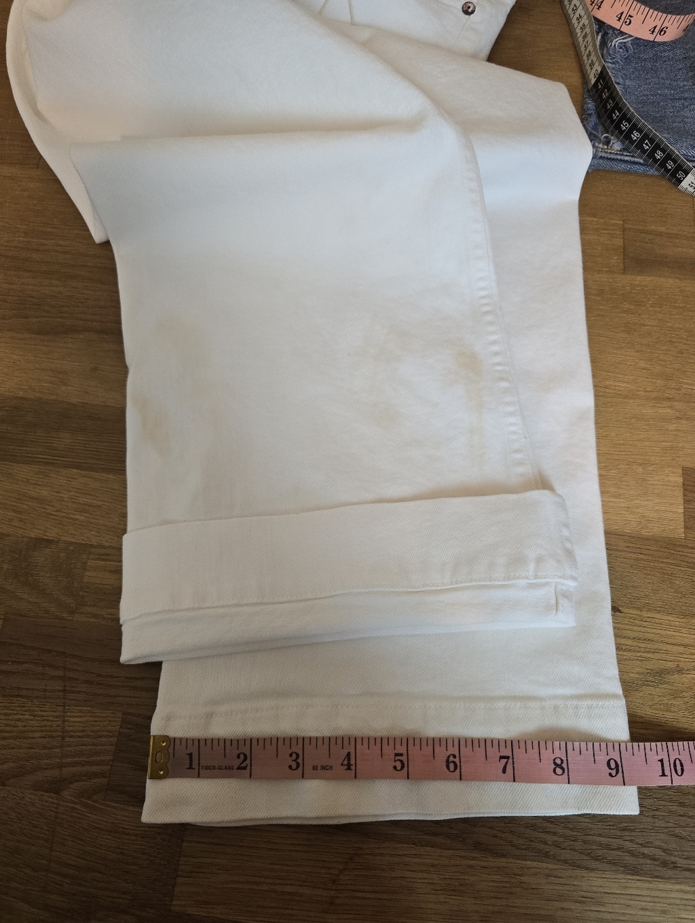 Trave Audrey Crop Wide Leg High Waisted Jean In Big Empty Size 25 - Picture 12 of 15